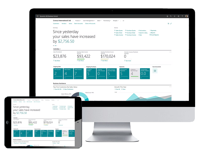 ERP Microsoft Dynamics 365 Business Central